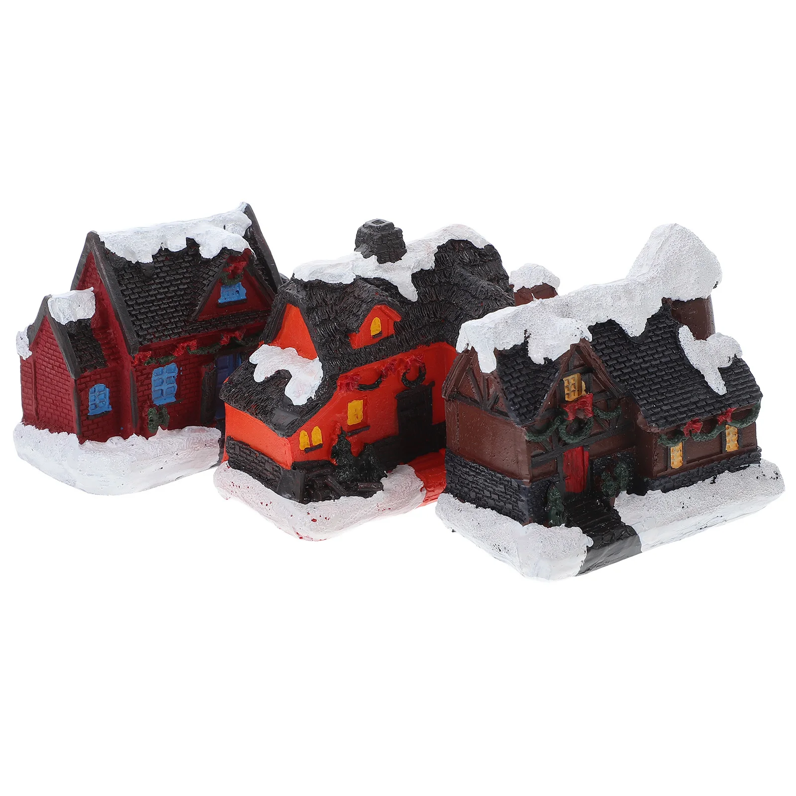 3pcs Mini Christmas House Shaped Decor Desktop Ornament For Holiday Party Xmas Gift Festive Home Office Decoration
3pcs Mini Christmas House Shaped Decor Desktop Ornament For Holiday Party Xmas Gift Festive Home Office Decoration