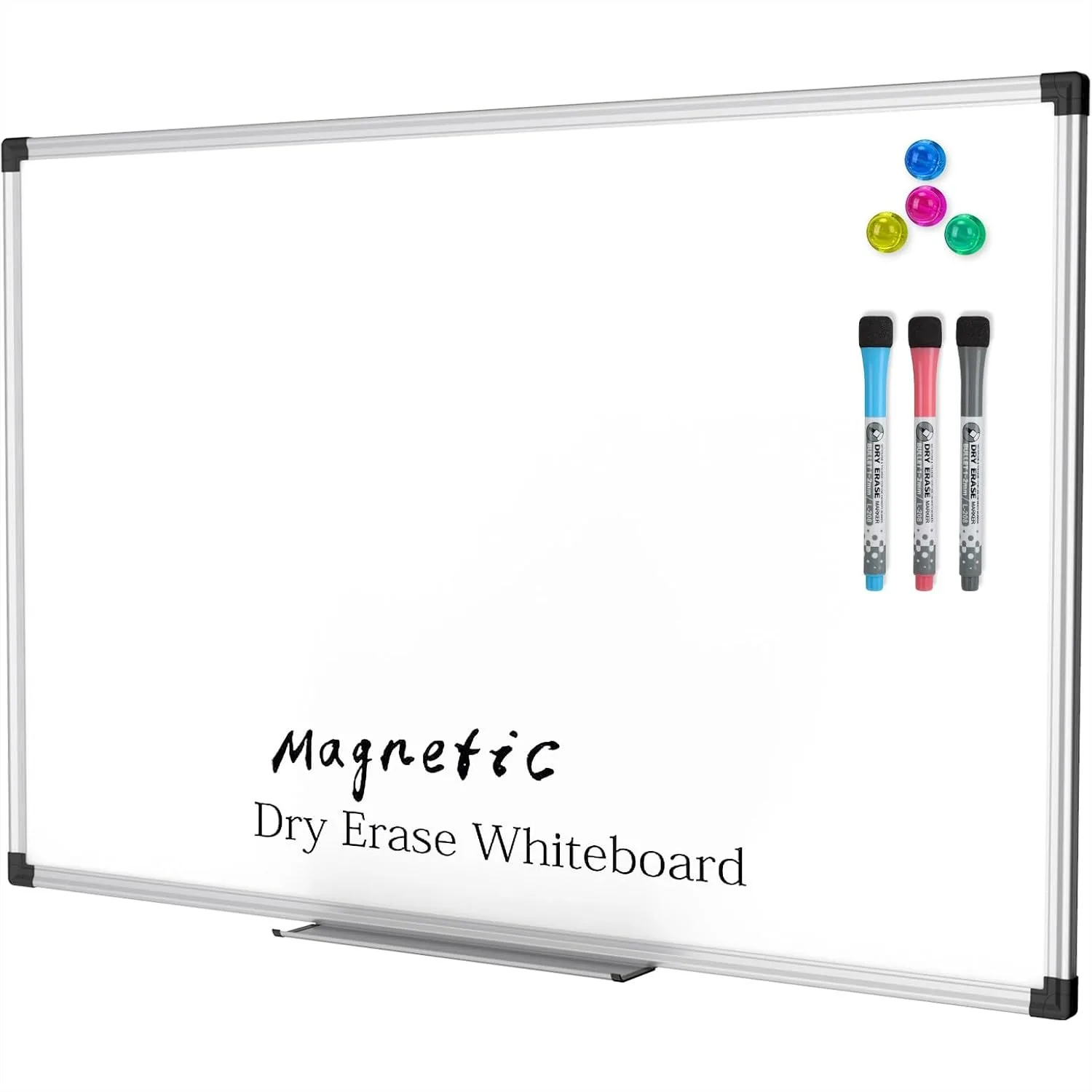 Double Sided Magnetic Dry Erase Board 36x24 Inches, Silver Aluminum Frame Whiteboard for Office, School & Home
Double Sided Magnetic Dry Erase Board 36x24 Inches, Silver Aluminum Frame Whiteboard for Office, School & Home