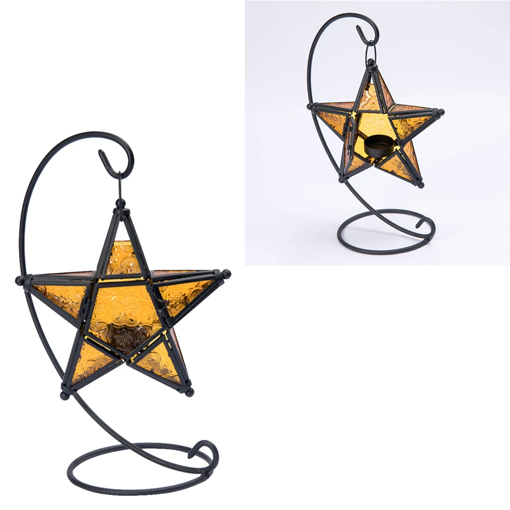Iron Holder Candlestick Glass Pentagram Aromatherapy Essential Oil Burner Yellow for Living Room Balcony Patio Garden
Iron Holder Candlestick Glass Pentagram Aromatherapy Essential Oil Burner Yellow for Living Room Balcony Patio Garden