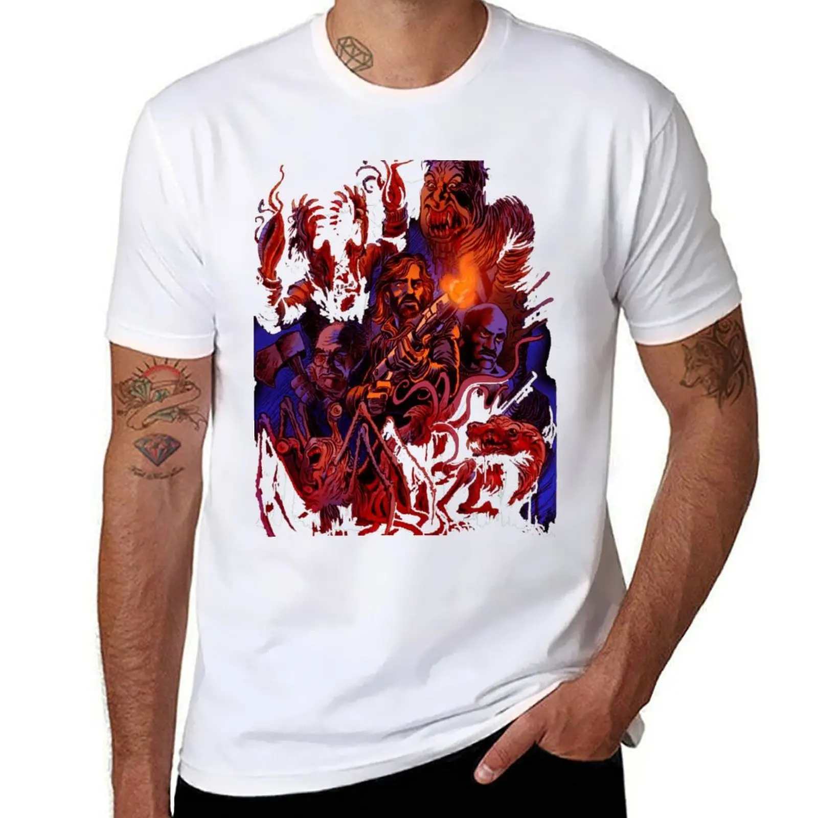 John Carpenters - The Thing T-Shirt t shirts with prints men t shirt cotton 100% T-Shirt
John Carpenters - The Thing T-Shirt t shirts with prints men t shirt cotton 100% T-Shirt