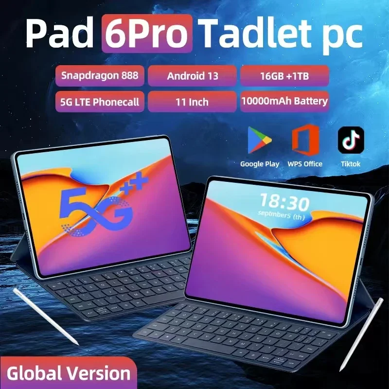 2024 оригинальные планшеты Pad 6 Pro Android 13 Snapdragon 888 10000 мАч 11 дюймов 16 ГБ + 1 ТБ
2024 оригинальные планшеты Pad 6 Pro Android 13 Snapdragon 888 10000 мАч 11 дюймов 16 ГБ + 1 ТБ