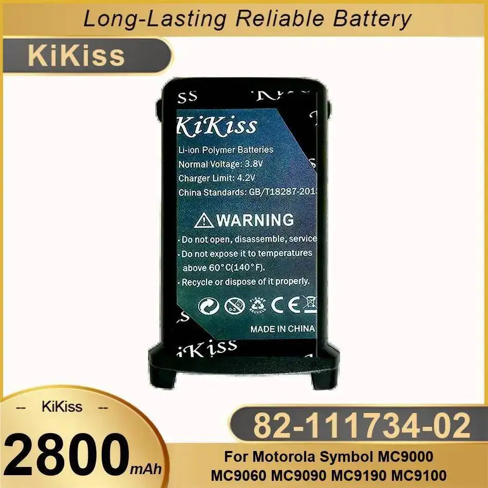 High Compatibility Barcode Collector Battery For Motorola Symbol MC9000 MC9060 MC9090 MC9190 MC9100 82-111734-02 2800Mah
High Compatibility Barcode Collector Battery For Motorola Symbol MC9000 MC9060 MC9090 MC9190 MC9100 82-111734-02 2800Mah
