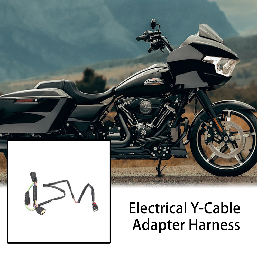 Motorcycle Electrical Y-Cable Adapter Harness for Harley 23-25 Touring (Except FLTRXRRSE) Skyline OS Audio Rear Lighting Parts
Motorcycle Electrical Y-Cable Adapter Harness for Harley 23-25 Touring (Except FLTRXRRSE) Skyline OS Audio Rear Lighting Parts