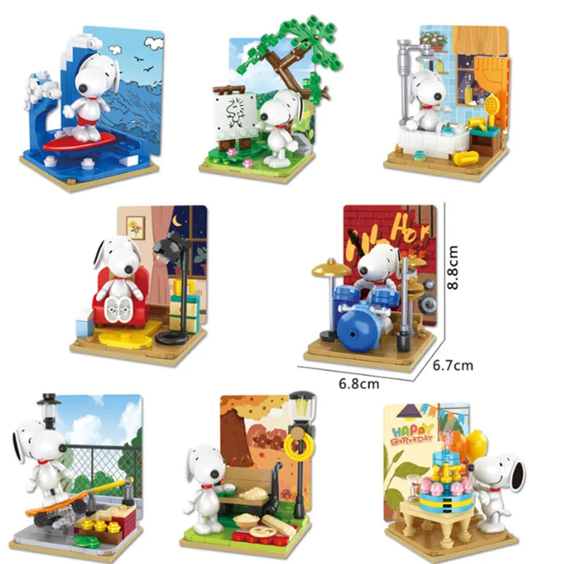 Genuine Peanuts Snoopy Building Blocks Anime Figure Models Bricks Desktop Decoration Anime Kawaii Dolls Toys Kids Holiday Gifts
Genuine Peanuts Snoopy Building Blocks Anime Figure Models Bricks Desktop Decoration Anime Kawaii Dolls Toys Kids Holiday Gifts