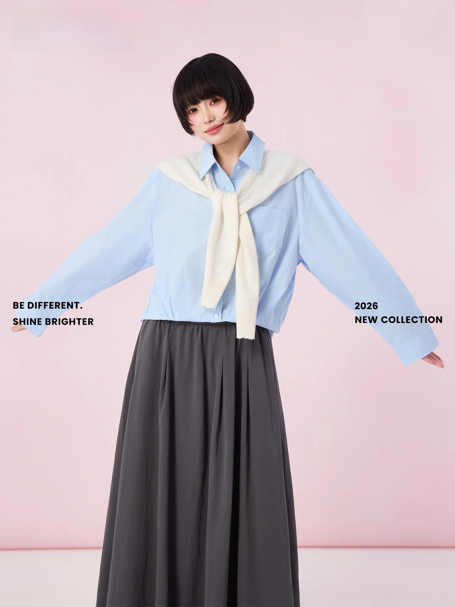 Свободная женская рубашка с длинным рукавом, синяя, с белой отделкой, повседневная, весенняя, новый дизайн, удобная, дышащая, хлопковая
Свободная женская рубашка с длинным рукавом, синяя, с белой отделкой, повседневная, весенняя, новый дизайн, удобная, дышащая, хлопковая