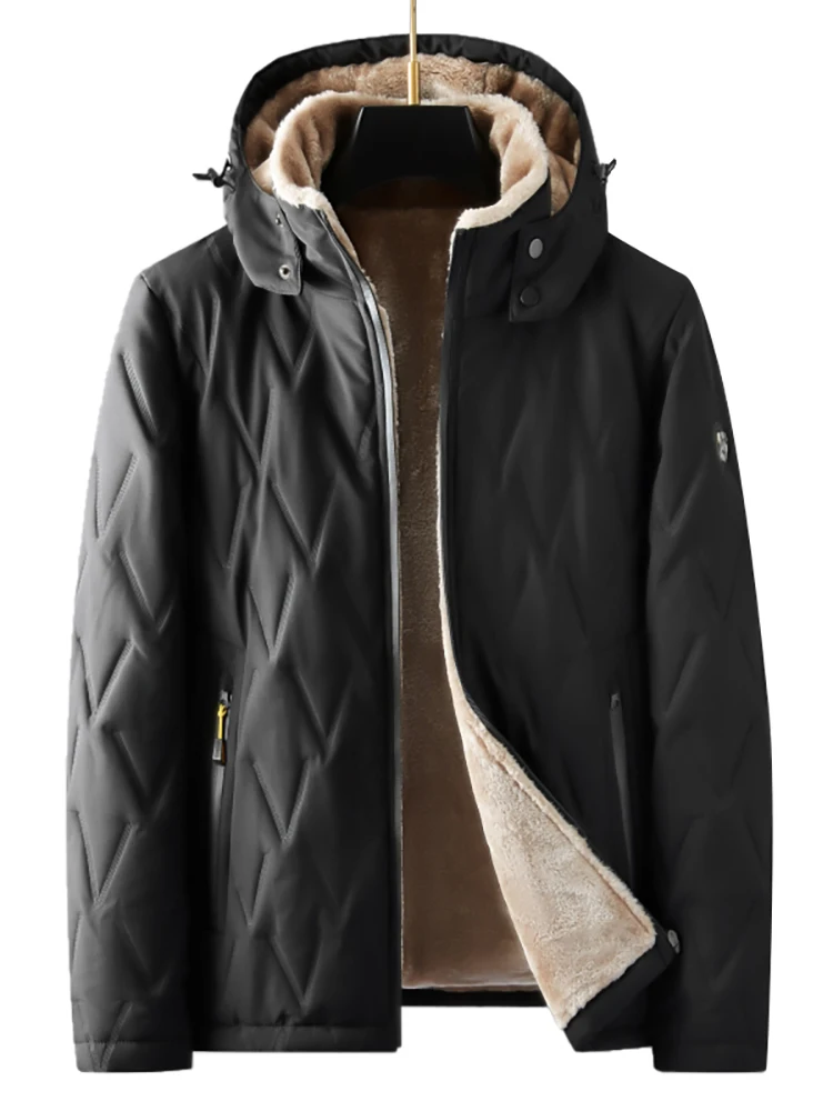 2022 Men's Oversize Jacket Thick Fleece Hooded Warm Padded Winter Jackets Coat Male Casual Fashion Zipper Wind Proof Outwear
2022 Men's Oversize Jacket Thick Fleece Hooded Warm Padded Winter Jackets Coat Male Casual Fashion Zipper Wind Proof Outwear