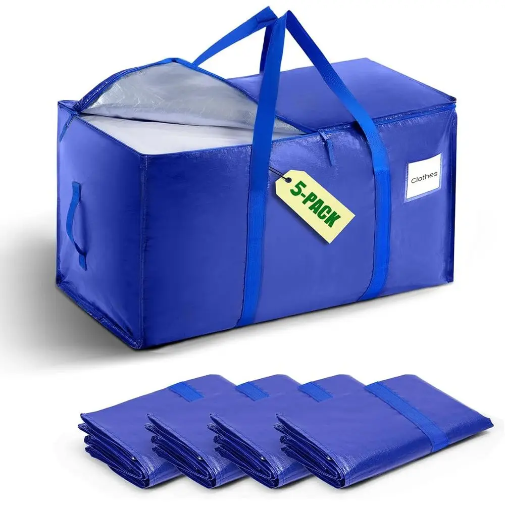 Очень большие сверхмощные водонепроницаемые движущиеся сумки с ручками, синие — экономия места для перемещения в колледже
Очень большие сверхмощные водонепроницаемые движущиеся сумки с ручками, синие — экономия места для перемещения в колледже