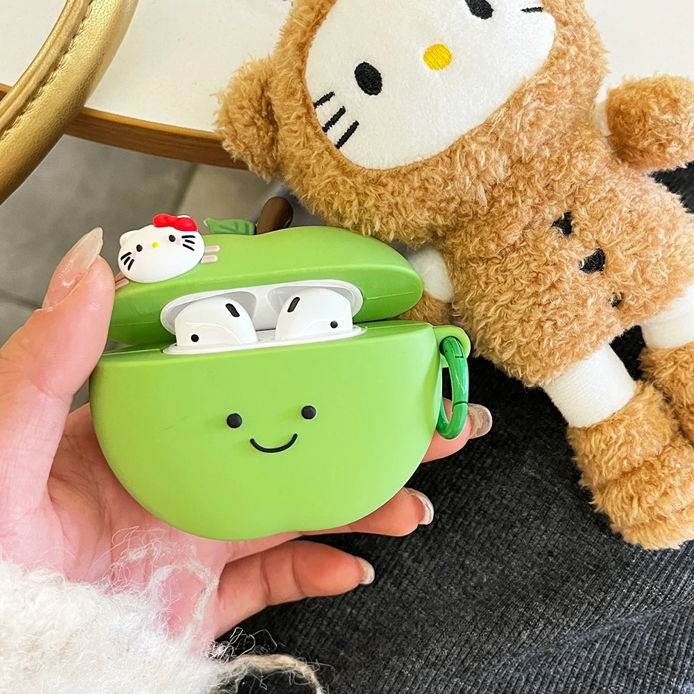 3D Cartoon Bluetooth Earphone Case For Airpods4 2 3 Cute Pink Headset Cases For Airpods 4 Soft Silicone Protective Cover
3D Cartoon Bluetooth Earphone Case For Airpods4 2 3 Cute Pink Headset Cases For Airpods 4 Soft Silicone Protective Cover