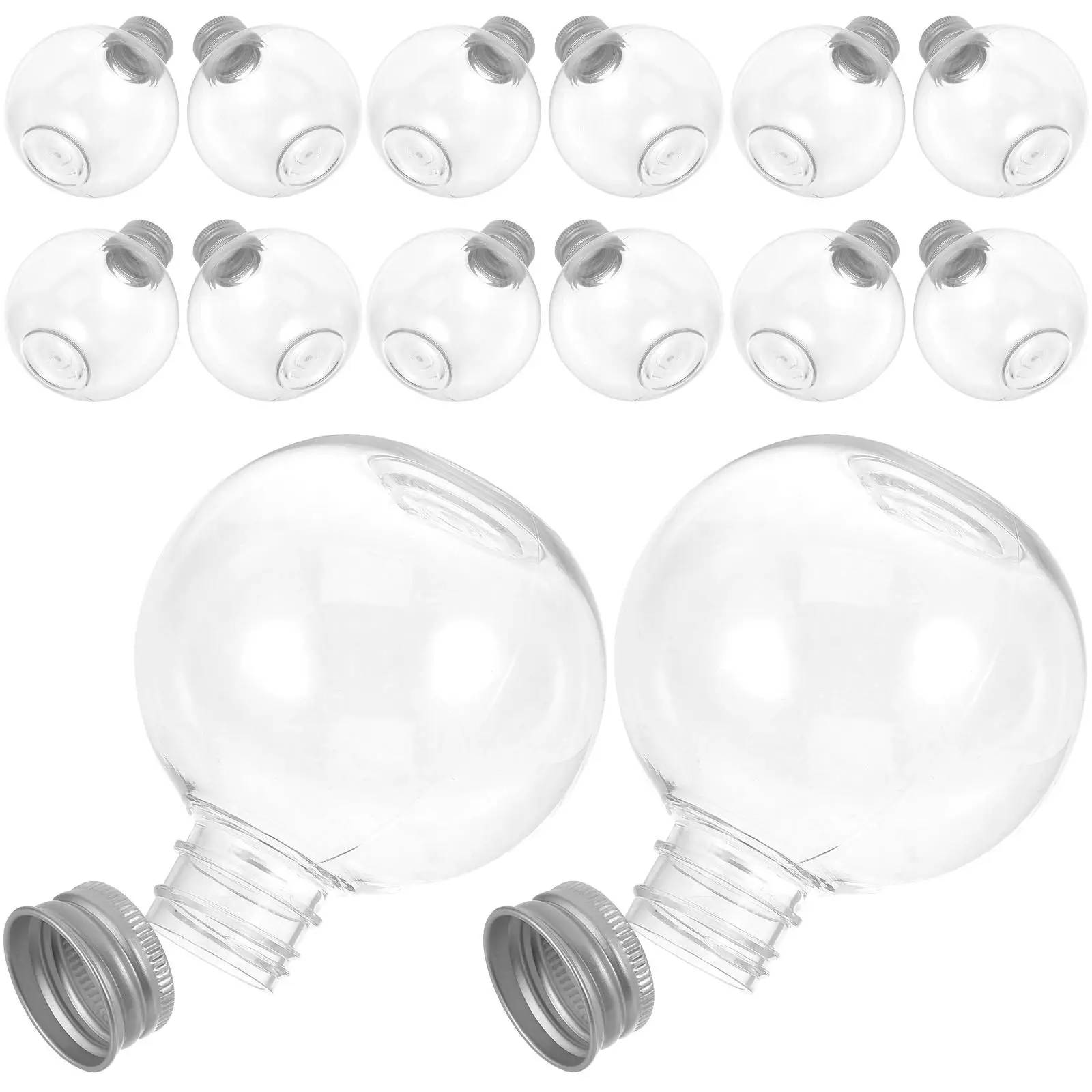 25 Pcs Transparent Plastic Bottle Storage Container Travel Spray Home Decoration Empty Fillable Candy with Lid
25 Pcs Transparent Plastic Bottle Storage Container Travel Spray Home Decoration Empty Fillable Candy with Lid