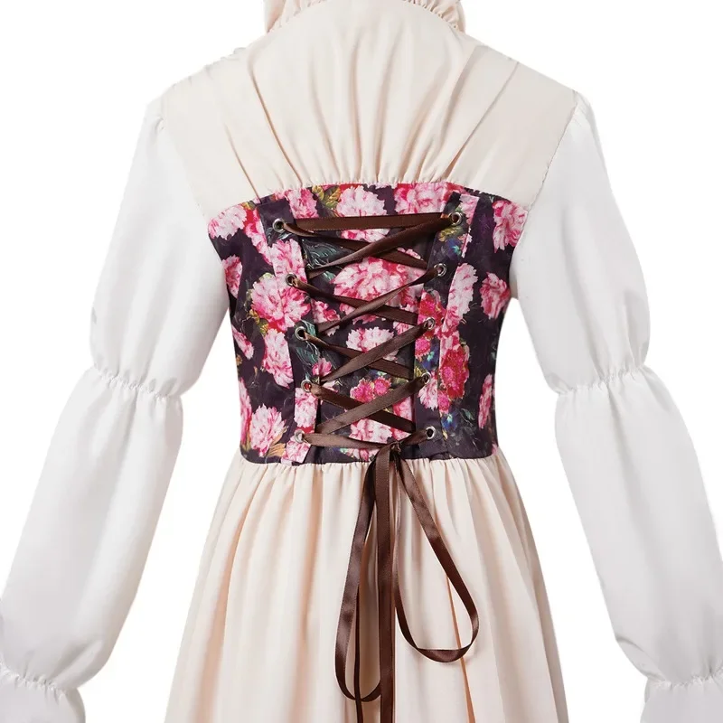 Medieval Victorican Fairy Flower Robe Dress Pirate Victorian Dress for Women Renaissance Costume Edwardian Vintage Dresses
Medieval Victorican Fairy Flower Robe Dress Pirate Victorian Dress for Women Renaissance Costume Edwardian Vintage Dresses