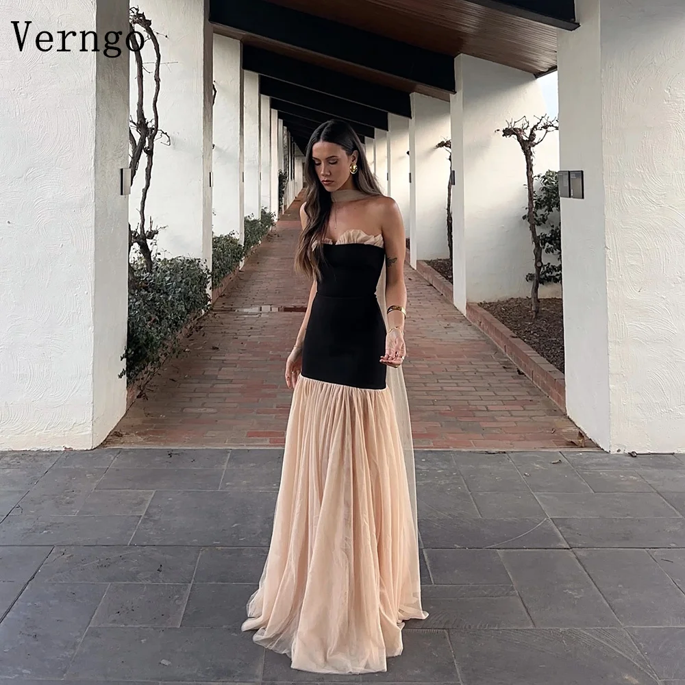 Verngo Beige Chiffon Evening Dress Strapless A Line Formal Occasion Dresses Women Elegant Silk Prom Gowns Pleated Customized
Verngo Beige Chiffon Evening Dress Strapless A Line Formal Occasion Dresses Women Elegant Silk Prom Gowns Pleated Customized