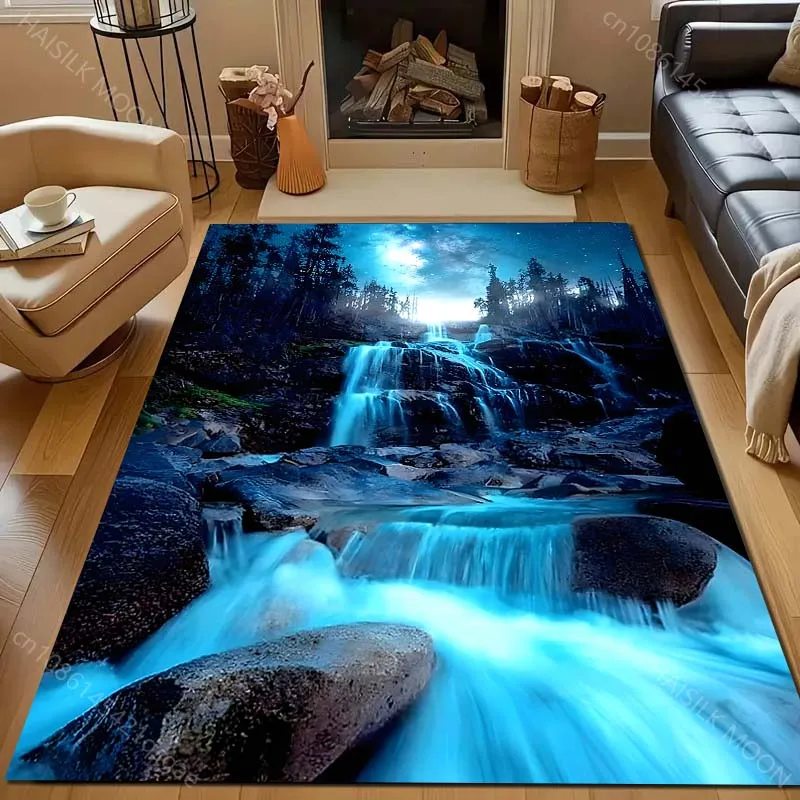 1PC Waterfall Forest Night Sky Pattern Rug Carpets for Bedroom Living Room Sofa Mat Creative Door Mat Cloakroom Home Decor
1PC Waterfall Forest Night Sky Pattern Rug Carpets for Bedroom Living Room Sofa Mat Creative Door Mat Cloakroom Home Decor