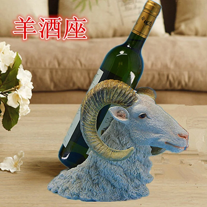 Sheep Wine Rack Wine Base Resin Craft Gift Wine Rack Craft Gift Wine Rack Craft Gift
Sheep Wine Rack Wine Base Resin Craft Gift Wine Rack Craft Gift Wine Rack Craft Gift