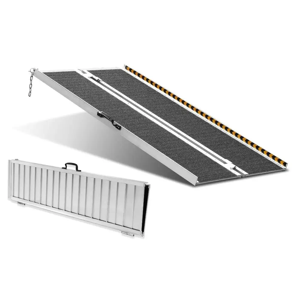 Portable Wheelchair Folding Ramp 5ft Non-Slip Aluminum Ramp 800lbs Capacity Easy for home Mobility Scooter Access
Portable Wheelchair Folding Ramp 5ft Non-Slip Aluminum Ramp 800lbs Capacity Easy for home Mobility Scooter Access