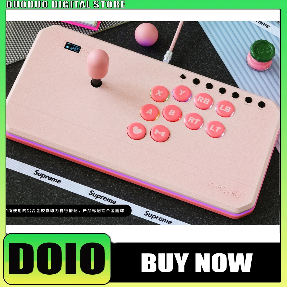 New DOIO HITBOX KBGM H08D Gaming Keyboard Aluminium Alloy Backlight PBT For PS4 PS5 switch Keyboard Custom PC Steam Accessories 
New DOIO HITBOX KBGM H08D Gaming Keyboard Aluminium Alloy Backlight PBT For PS4 PS5 switch Keyboard Custom PC Steam Accessories