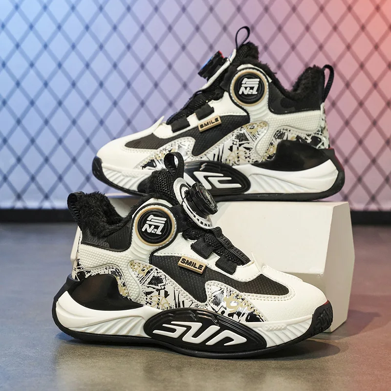 Thick Warm Cotton Lined Basketball Shoes Anti Slip Wear Resistant Outdoor Sports Footwear For Teenagers Kids
Thick Warm Cotton Lined Basketball Shoes Anti Slip Wear Resistant Outdoor Sports Footwear For Teenagers Kids