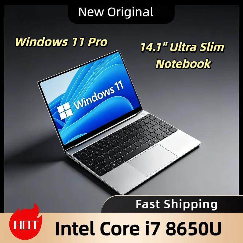 14.1 Inch Ultra Slim Notebook 32GB RAM 2TB SSD Intel Core i7 8650U Windows 11 1920x1080 Gaming Laptop PC Gamer Office
14.1 Inch Ultra Slim Notebook 32GB RAM 2TB SSD Intel Core i7 8650U Windows 11 1920x1080 Gaming Laptop PC Gamer Office