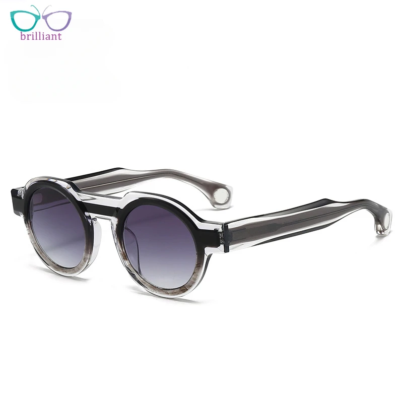 Japan Fashion Round Acetate Men Women New Brand Designer Sunglasses Outdoor Handmade Sunshade UV400 Retro Gradient Sun Glasses
Japan Fashion Round Acetate Men Women New Brand Designer Sunglasses Outdoor Handmade Sunshade UV400 Retro Gradient Sun Glasses