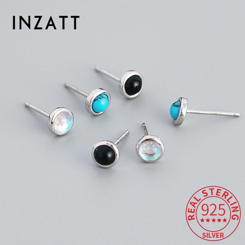 INZATT настоящее серебро 925 пробы круглые бирюзовые серьги-гвоздики для модных женщин вечерние классические ювелирные изделия минималистичные бижутерия
INZATT настоящее серебро 925 пробы круглые бирюзовые серьги-гвоздики для модных женщин вечерние классические ювелирные изделия минималистичные бижутерия