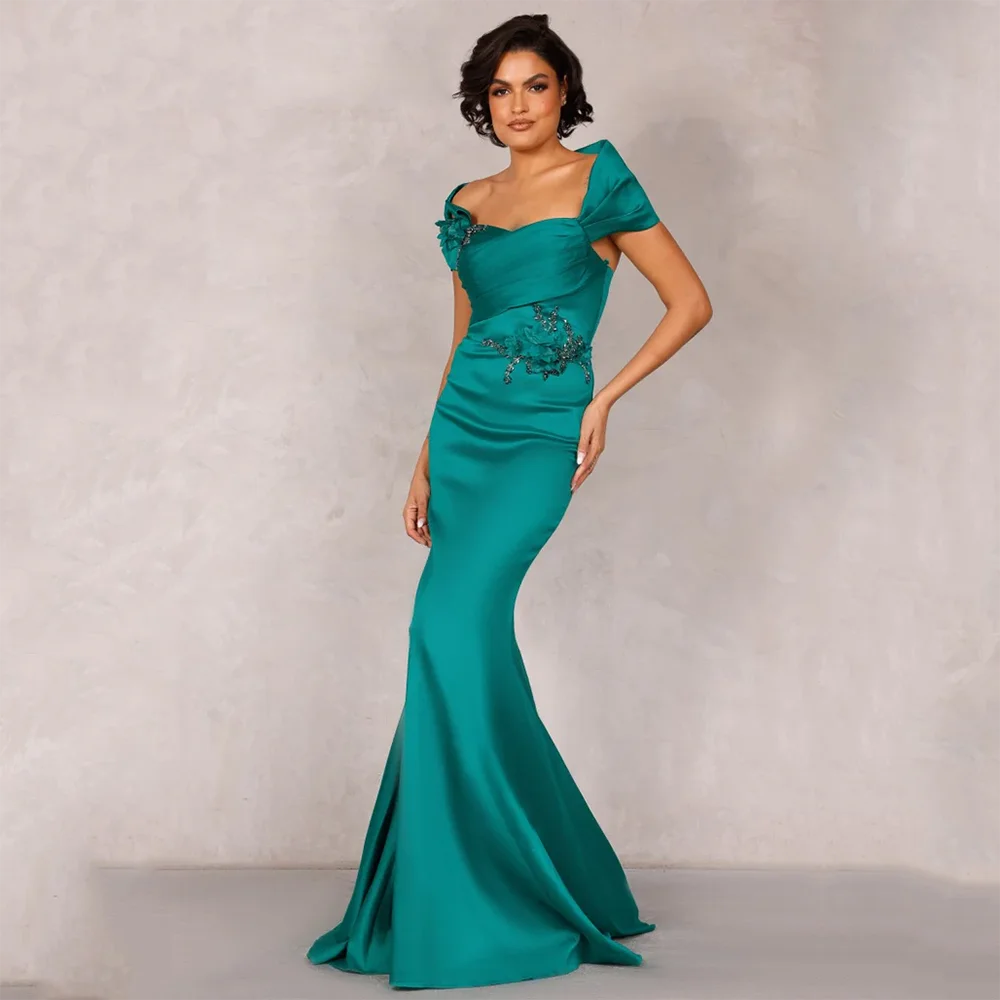 Индивидуальные длинные вечерние платья-русалка с рюшами для женщин, без рукавов, с открытыми плечами, с кристаллами и цветами ручной работы, для вечеринок
Индивидуальные длинные вечерние платья-русалка с рюшами для женщин, без рукавов, с открытыми плечами, с кристаллами и цветами ручной работы, для вечеринок