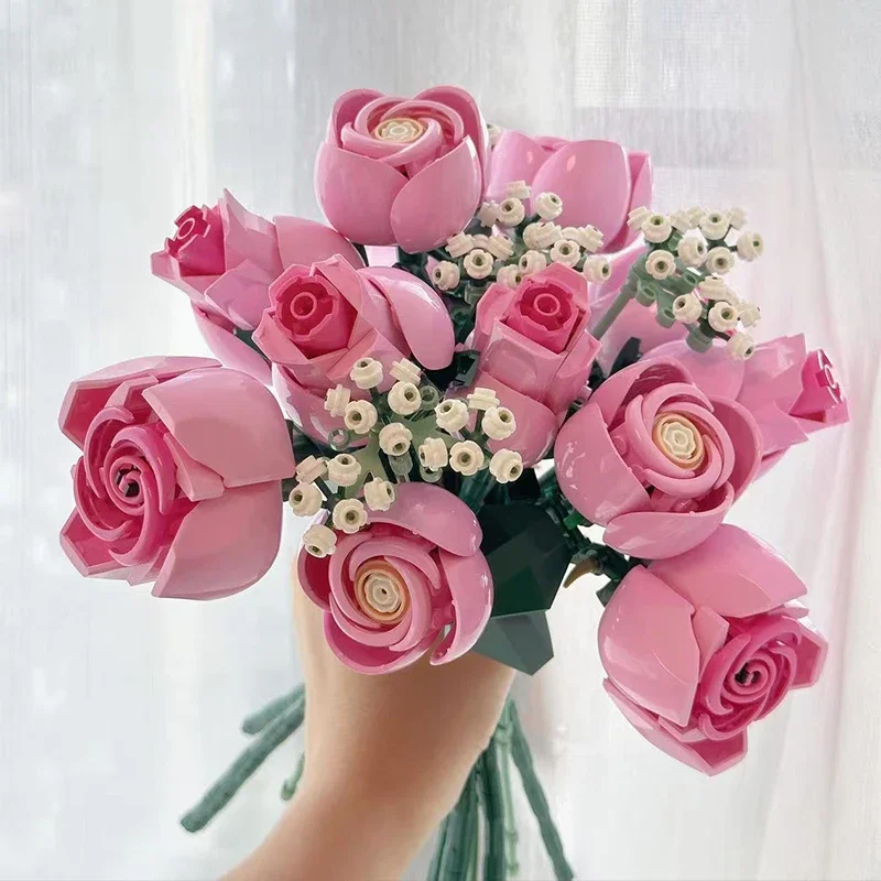 10374 новых розовых звездочек, букет роз, периферийные элементы, подходят для рождественских подарков, детали 789 шт.
10374 новых розовых звездочек, букет роз, периферийные элементы, подходят для рождественских подарков, детали 789 шт.