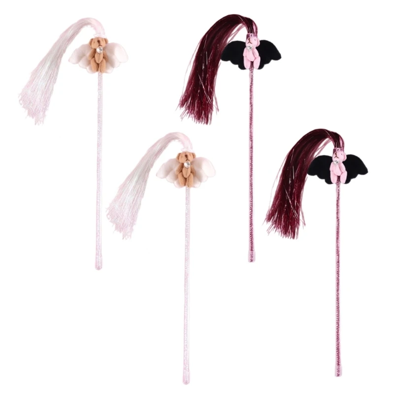 Cats Glinting Toy Teaser Wand Toy with Cartoon Bear Rod Tassels for Felines Cats Plaything Gift for Indoor Felines
Cats Glinting Toy Teaser Wand Toy with Cartoon Bear Rod Tassels for Felines Cats Plaything Gift for Indoor Felines