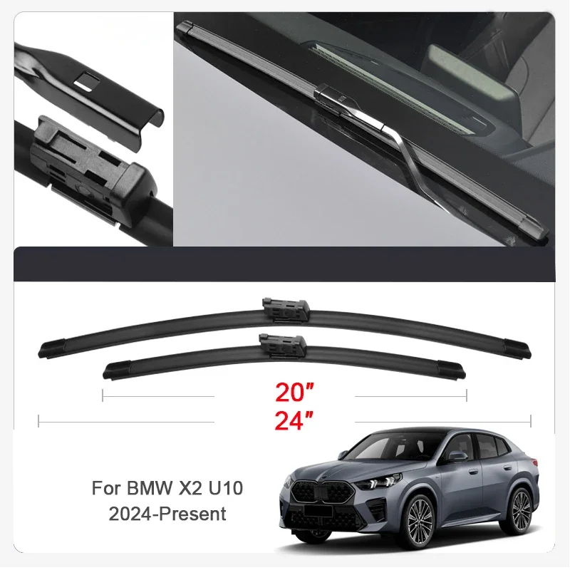 2PCS Car Blade Windshield Wiper For BMW X2 U10 2024-2026 Windshield Rubber
2PCS Car Blade Windshield Wiper For BMW X2 U10 2024-2026 Windshield Rubber