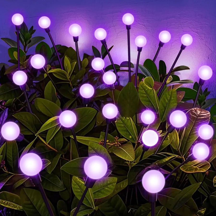 Solar Lights Outdoor Garden Purple 36 LEDs Solar Firefly Lights Purple Swaying Lights Outdoor Waterproof 6 Pack 6 Heads Garden
Solar Lights Outdoor Garden Purple 36 LEDs Solar Firefly Lights Purple Swaying Lights Outdoor Waterproof 6 Pack 6 Heads Garden