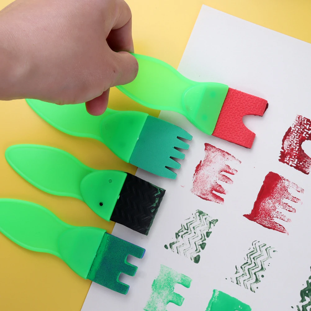 8 Pcs Kids Painting Brushes Comfortable Grip Art Tools Sponge Brush DIY Craft Oil Watercolor Students PaintBrush
8 Pcs Kids Painting Brushes Comfortable Grip Art Tools Sponge Brush DIY Craft Oil Watercolor Students PaintBrush