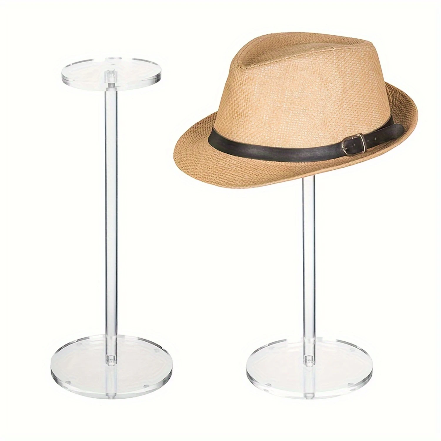 Versatile Acrylic Hat & Wig Display Stand - Transparent, Freestanding Organizer For Bedroom, Barber Shop, And Mall Decor
Versatile Acrylic Hat & Wig Display Stand - Transparent, Freestanding Organizer For Bedroom, Barber Shop, And Mall Decor