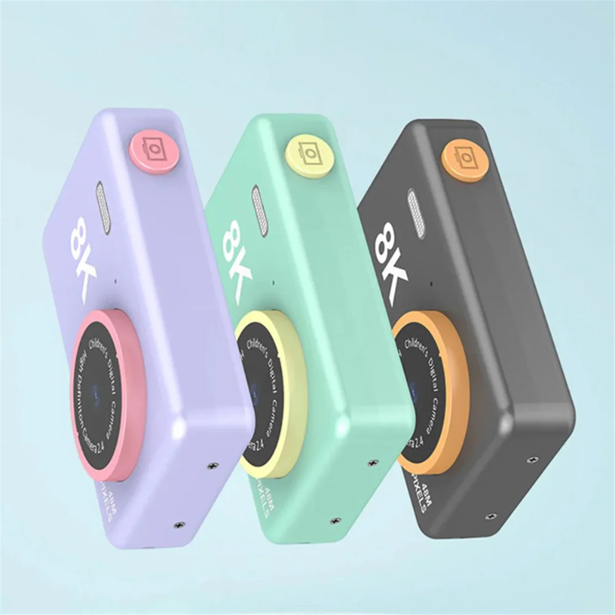FEB-Student Digital Camera HD Digital 8K Portable Mini Video Camera Front and Rear Cameras Toy Gifts for
FEB-Student Digital Camera HD Digital 8K Portable Mini Video Camera Front and Rear Cameras Toy Gifts for