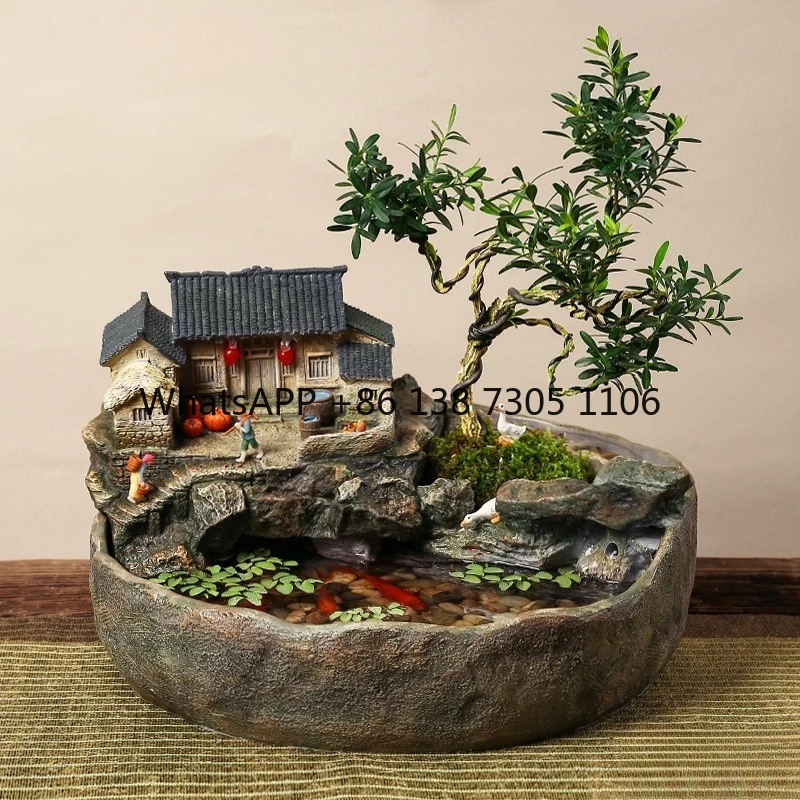 Микропейзаж, небольшой аквариум, струящаяся вода, орнамент, циркулирующая вода, украшение для гостиной, офиса, новые подарки для дома
Микропейзаж, небольшой аквариум, струящаяся вода, орнамент, циркулирующая вода, украшение для гостиной, офиса, новые подарки для дома