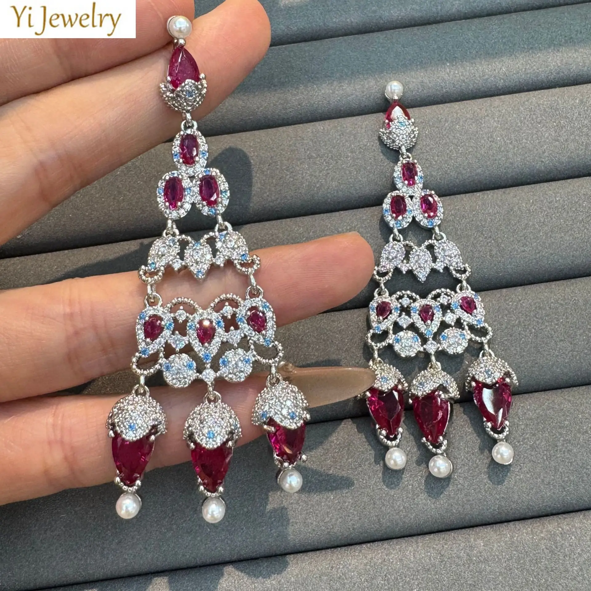 luxury long earrings for women dinner party wedding dangling earrings zirconia shiny pink fushia multicolor pendant
luxury long earrings for women dinner party wedding dangling earrings zirconia shiny pink fushia multicolor pendant