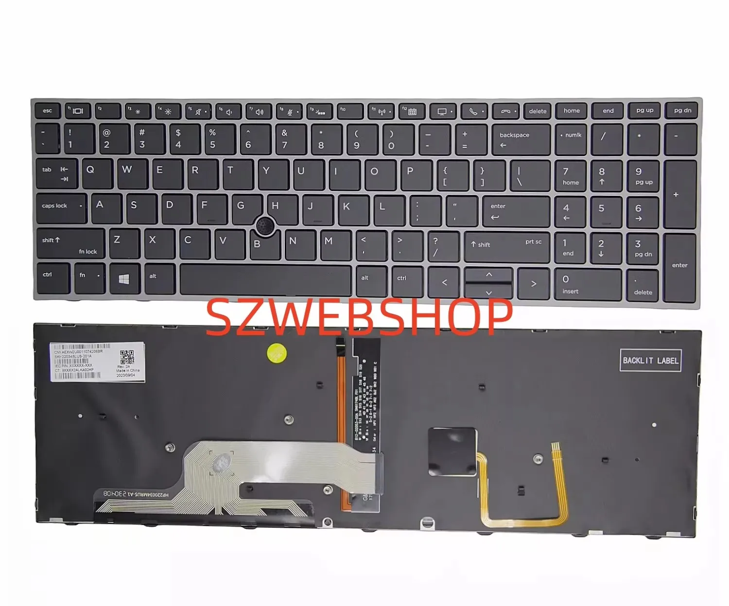 Новый ноутбук для HP ZBOOK 15 G5 G6 17 G5 G6 американская клавиатура с подсветкой и указателем L12764-001
Новый ноутбук для HP ZBOOK 15 G5 G6 17 G5 G6 американская клавиатура с подсветкой и указателем L12764-001