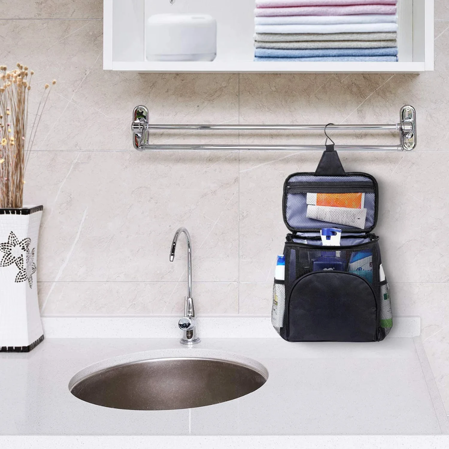 Shower Caddy Bag Portable Hanging Shower Tote Bags with Hook Travel Toiletry Bag Makeup Organizer Pouch Cosmetic Bag
Shower Caddy Bag Portable Hanging Shower Tote Bags with Hook Travel Toiletry Bag Makeup Organizer Pouch Cosmetic Bag