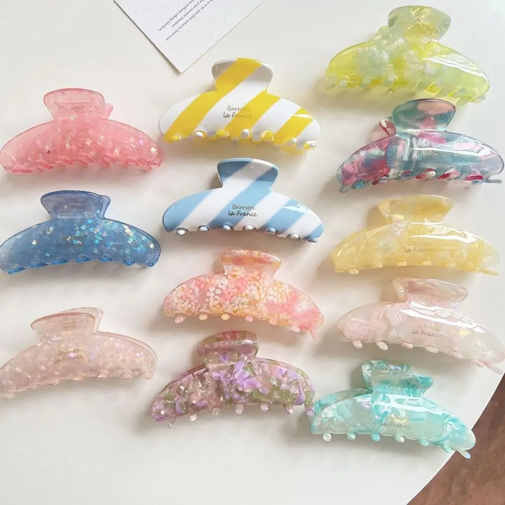 Fashion Fresh Acetate Hair Claw Acetic Acid Hair Clip Irregular Pattern Shark Clip Headwear Geometry Flower Hair Claw Streetwear
Fashion Fresh Acetate Hair Claw Acetic Acid Hair Clip Irregular Pattern Shark Clip Headwear Geometry Flower Hair Claw Streetwear