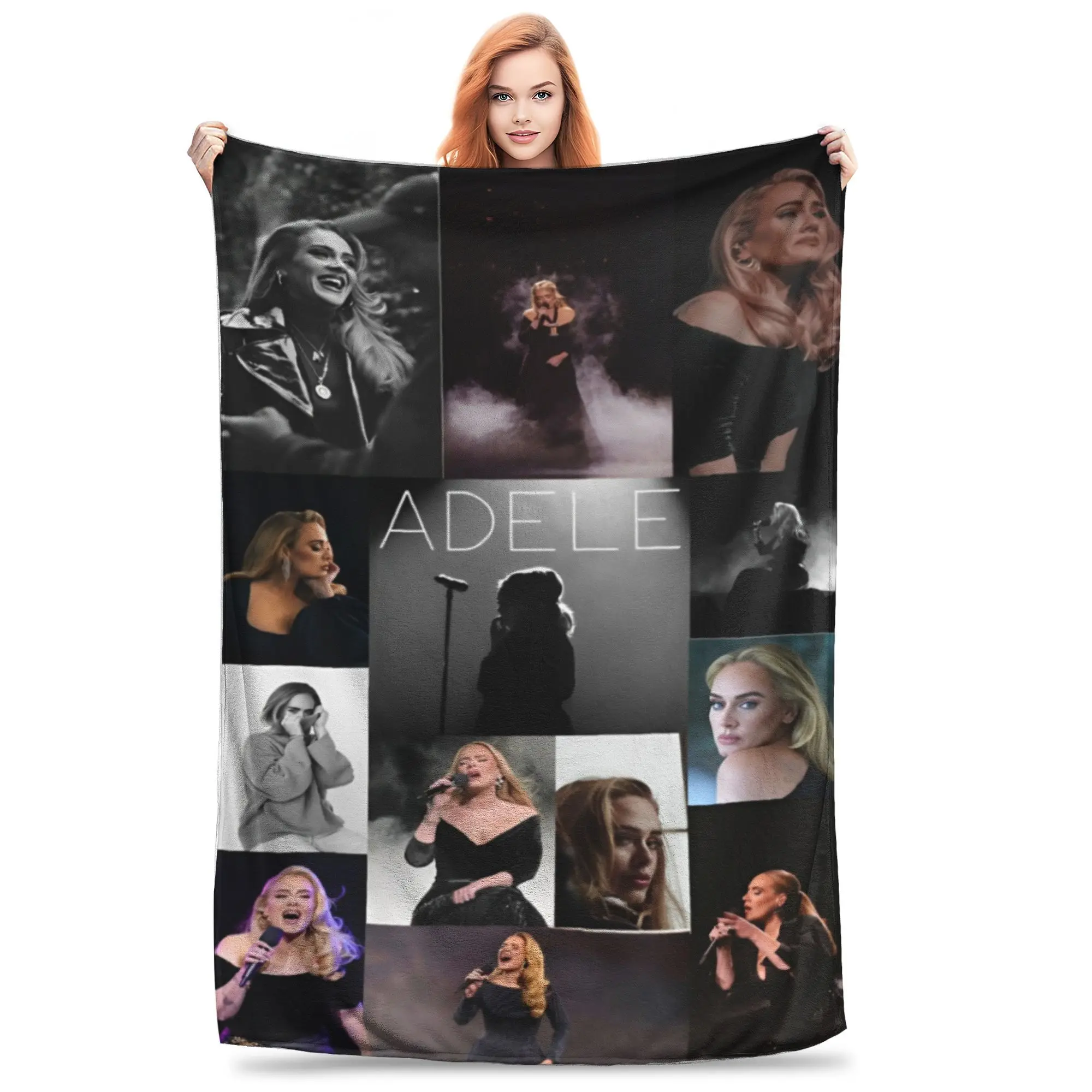 Adele Singer Music Blanket Fleece Comfortable Lightweight Thin Throw Blankets for Bedding Bedspread
Adele Singer Music Blanket Fleece Comfortable Lightweight Thin Throw Blankets for Bedding Bedspread