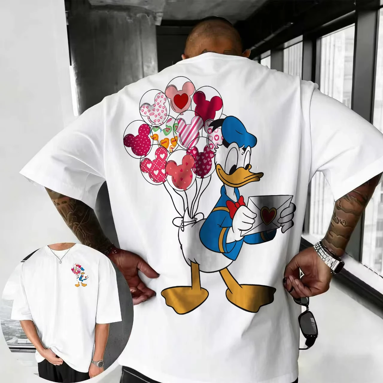 Летняя футболка Disney Donald Duck 2026 с принтом, из чистого хлопка, с коротким рукавом, повседневная, свободная и дышащая, в стиле Unisply
Летняя футболка Disney Donald Duck 2026 с принтом, из чистого хлопка, с коротким рукавом, повседневная, свободная и дышащая, в стиле Unisply