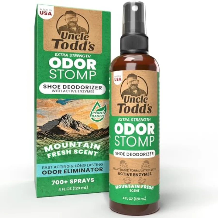 Shoe Deodorizer Spray - Proven and Powerful Enzyme Formula Spray for Shoe Odor Elimination in All Footwear Mountain Fresh
Shoe Deodorizer Spray - Proven and Powerful Enzyme Formula Spray for Shoe Odor Elimination in All Footwear Mountain Fresh