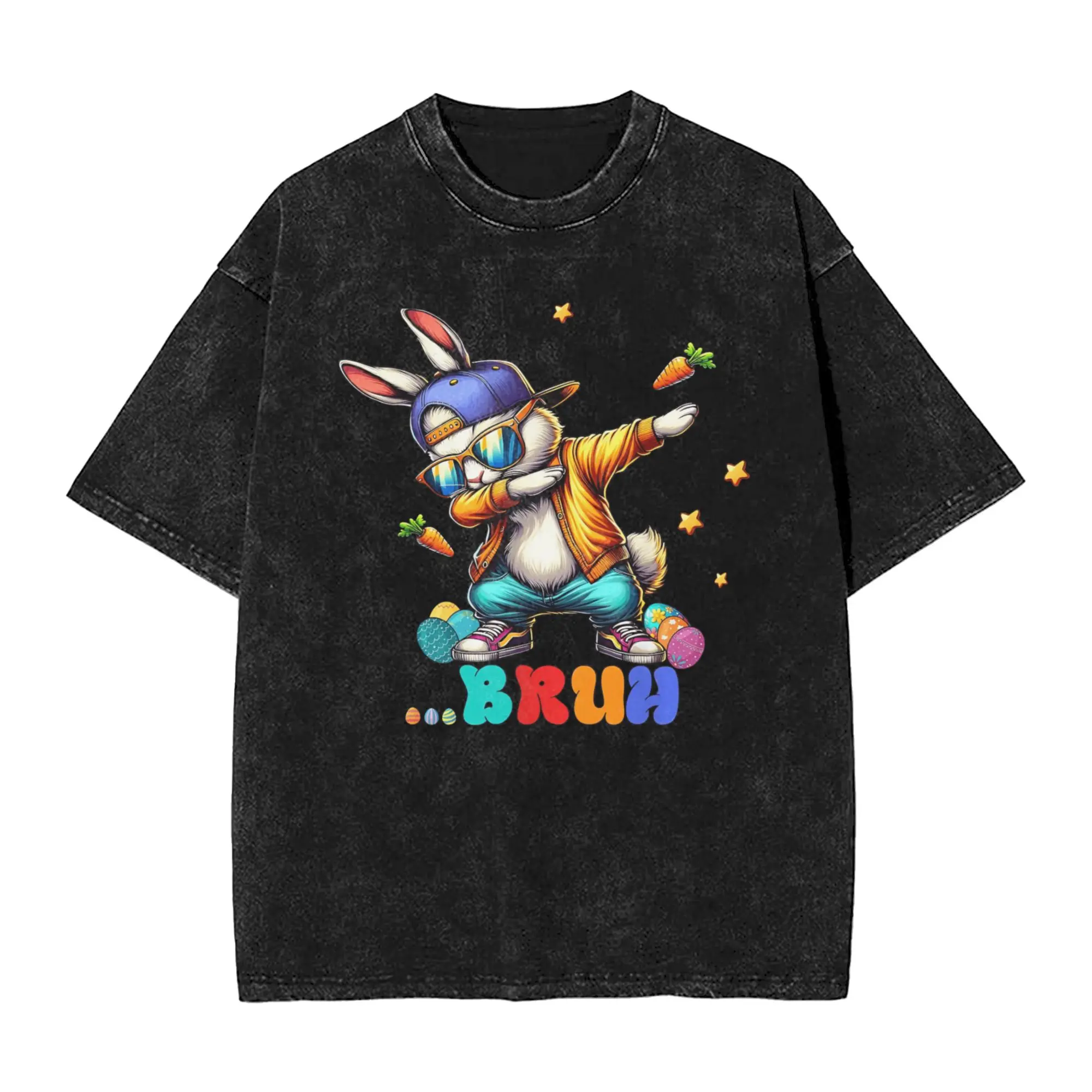 Пасхальная футболка Bruh Dab Bunny, футболки в стиле хип-хоп, винтажные топы с короткими рукавами, летняя повседневная дышащая одежда больших размеров
Пасхальная футболка Bruh Dab Bunny, футболки в стиле хип-хоп, винтажные топы с короткими рукавами, летняя повседневная дышащая одежда больших размеров