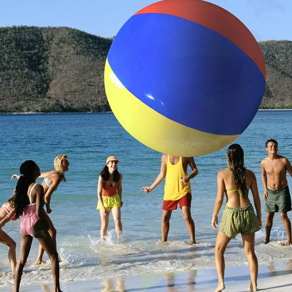 Inflatable Beach Ball Made of Premium PVC Easy Inflate Deflate Portable for Beach Pool Parties Physical Education Outdoor Fun
Inflatable Beach Ball Made of Premium PVC Easy Inflate Deflate Portable for Beach Pool Parties Physical Education Outdoor Fun