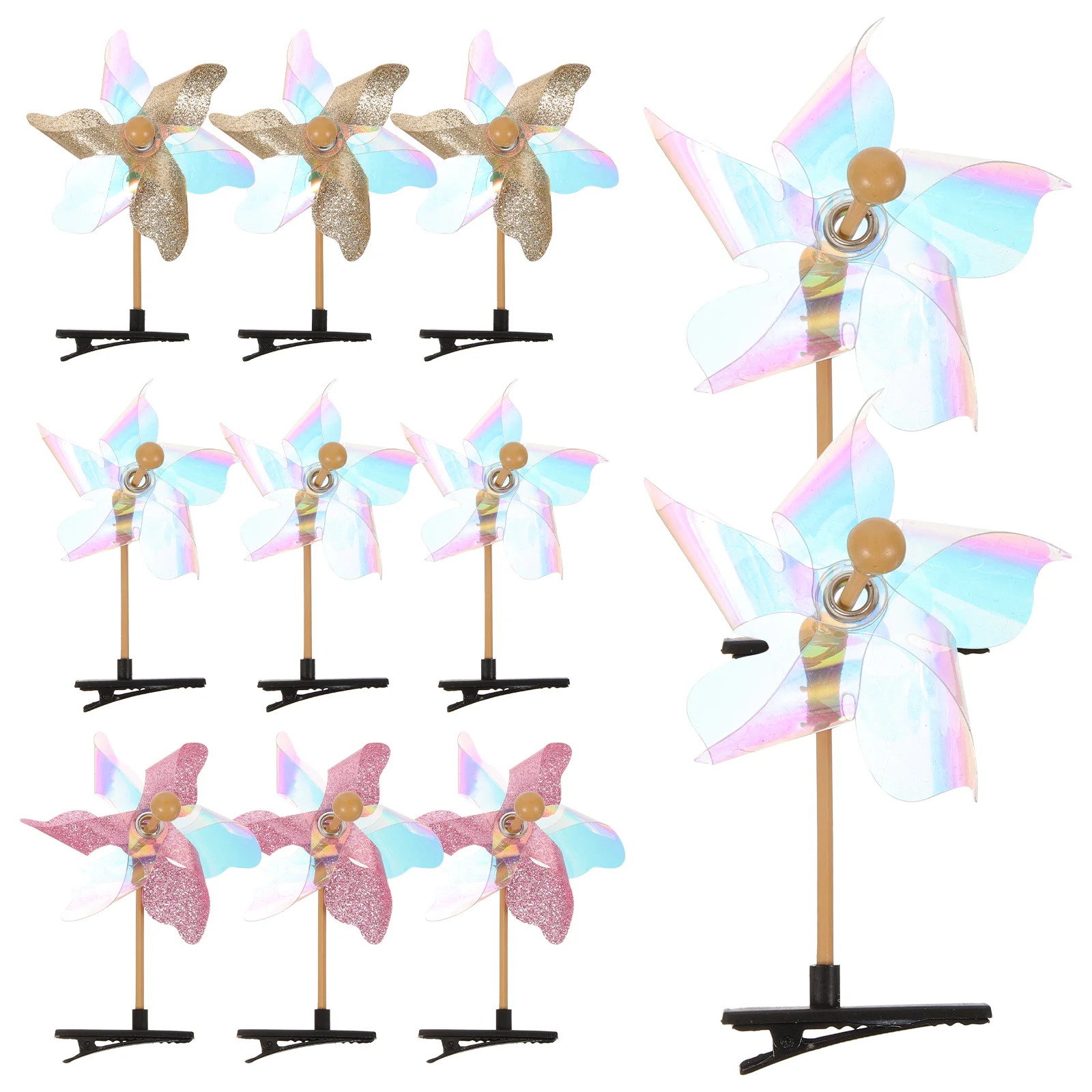 11 Pcs Sequins Hair Clip Pinwheels Barrette Girl Accessories Windmill Women Colorful Toddler Sweet Fashionable Gifts
11 Pcs Sequins Hair Clip Pinwheels Barrette Girl Accessories Windmill Women Colorful Toddler Sweet Fashionable Gifts