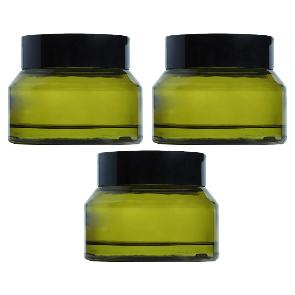 3Pcs Cream Jar Pickled Cucumber Green Tea Color 50g Empty Small Storage Container Refillable Travel Wide Mouth Jar 
3Pcs Cream Jar Pickled Cucumber Green Tea Color 50g Empty Small Storage Container Refillable Travel Wide Mouth Jar