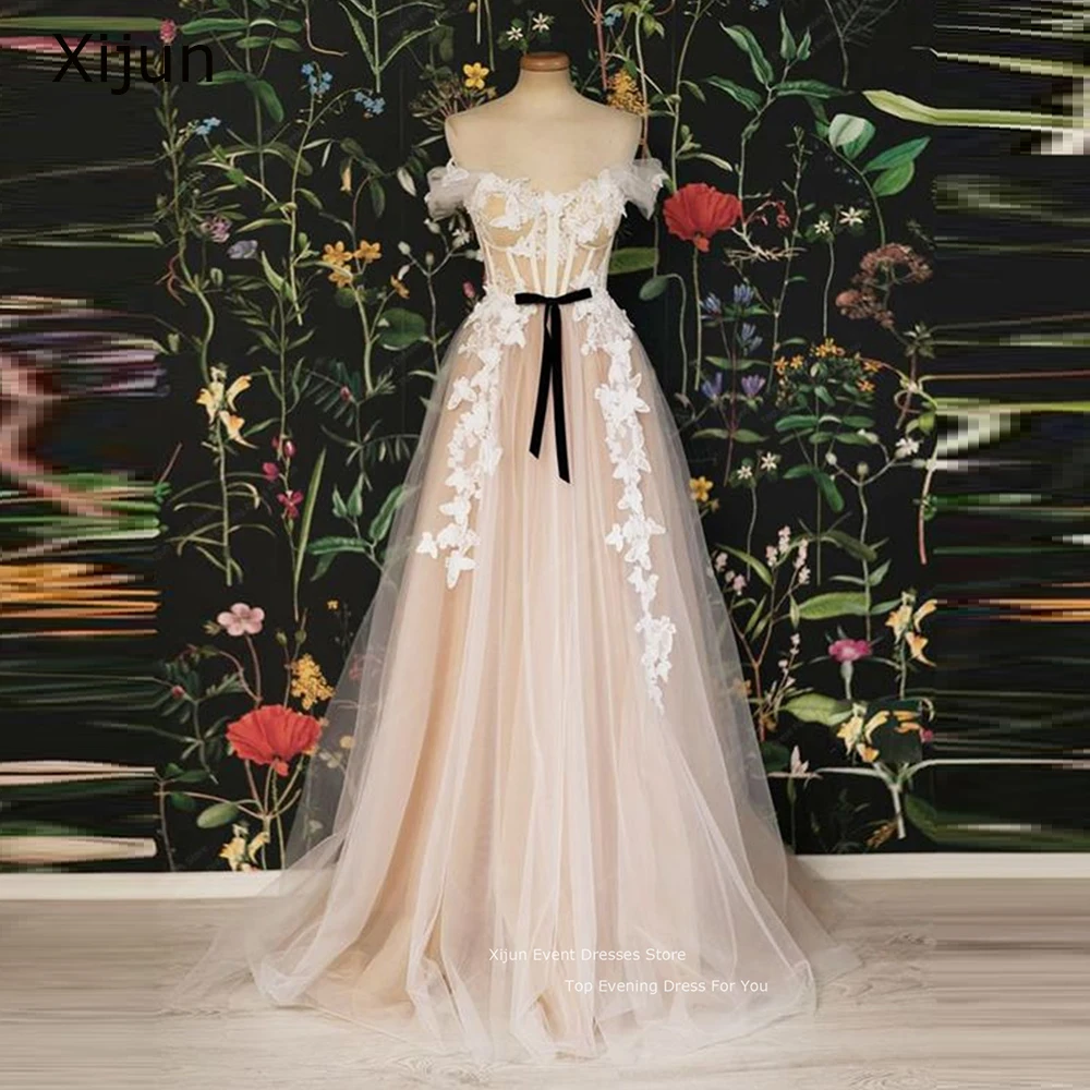 Xijun Fairy Long Evening Dresses Butterfly Appliques A-Line Formal Prom Gowns Belt Wedding Party Dresses Sweetheart Prom Gowns
Xijun Fairy Long Evening Dresses Butterfly Appliques A-Line Formal Prom Gowns Belt Wedding Party Dresses Sweetheart Prom Gowns