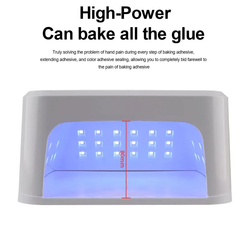 45LED High Power UV Nail Lamp with LCD Smart Screen Nail Dryer Gel Curing Drying Light Removable Base Pedicure Tool for Home Use
45LED High Power UV Nail Lamp with LCD Smart Screen Nail Dryer Gel Curing Drying Light Removable Base Pedicure Tool for Home Use