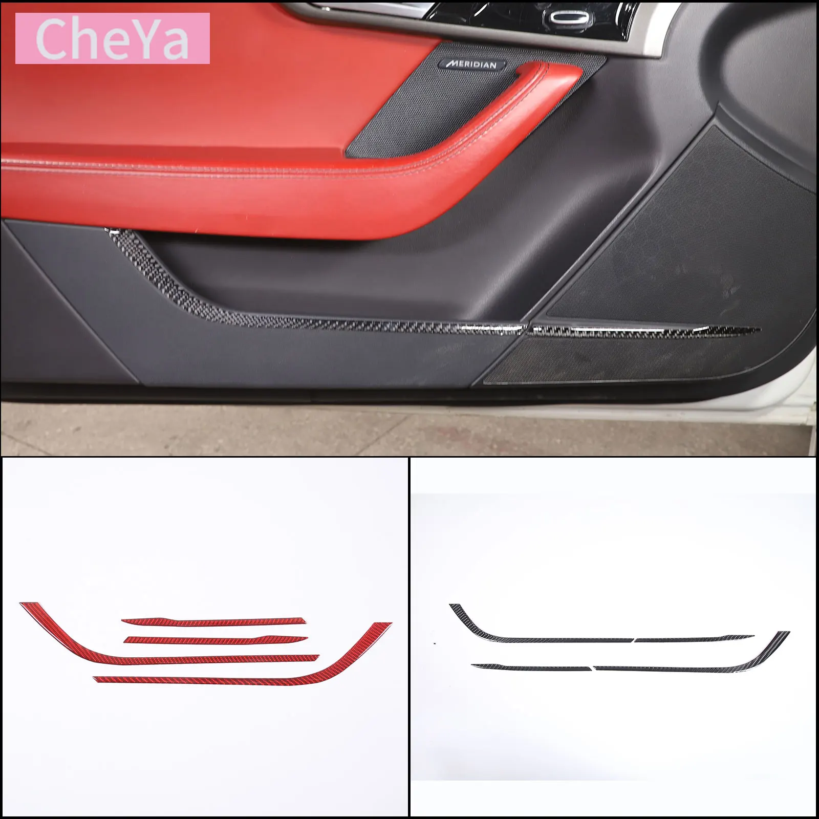 Soft Carbon Fiber Car Door Anti-kick Panel Trim Sticker for Jaguar F-TYPE 2013-2022 Interior Accessories 4Pcs
Soft Carbon Fiber Car Door Anti-kick Panel Trim Sticker for Jaguar F-TYPE 2013-2022 Interior Accessories 4Pcs