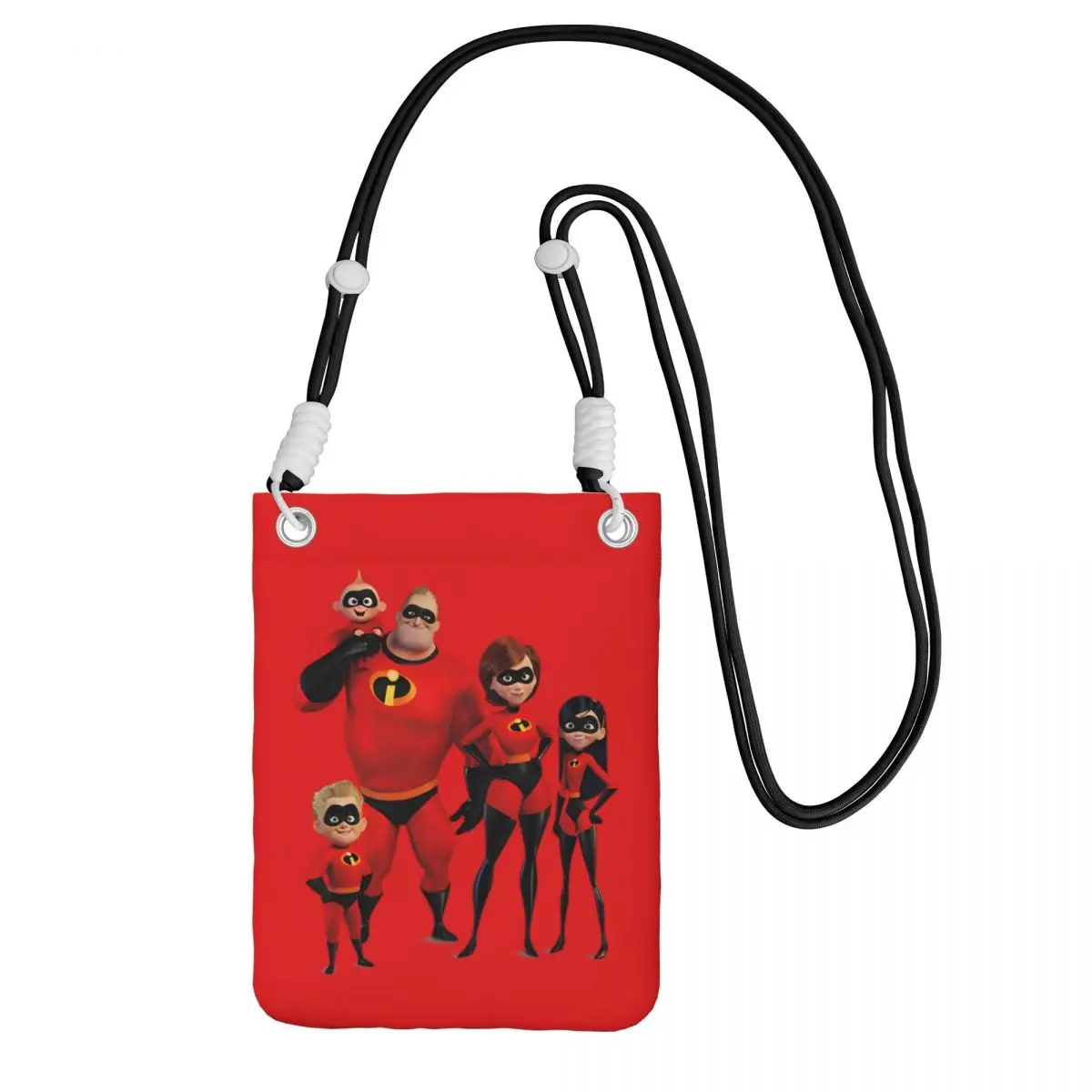 Custom The Incredibles Carry A Mobile Phone Bag Diagonally Men Women Cartoons Mobile Phone Bag Camping Biking Phone Money Pouch 
Custom The Incredibles Carry A Mobile Phone Bag Diagonally Men Women Cartoons Mobile Phone Bag Camping Biking Phone Money Pouch