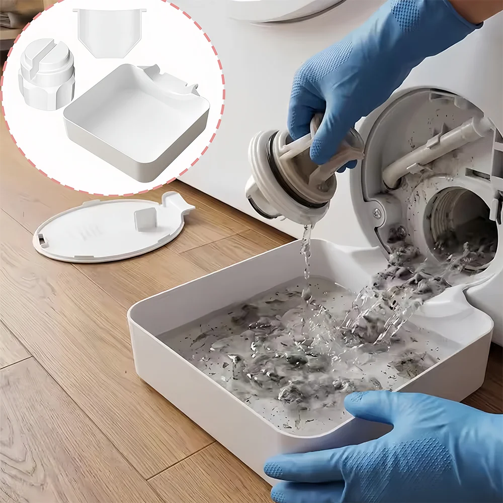 Washing Machine Drain Tray Set Universal Washing Machine Drain Funnel Special Drip Tray for Cleaning Lint Filters Water Collection Tray Prevents Floor Water Leakage Drain Tray Water Guide Board Mounting Nut
Washing Machine Drain Tray Set Universal Washing Machine Drain Funnel Special Drip Tray for Cleaning Lint Filters Water Collection Tray Prevents Floor Water Leakage Drain Tray Water Guide Board Mounting Nut