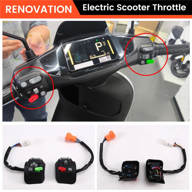 ABQB-Electric Scooter Handle Grip Switches Electric Scooter Handle Switches For Ninebot N70C F90C 90Bmax 60Mmax 90M 95C 
ABQB-Electric Scooter Handle Grip Switches Electric Scooter Handle Switches For Ninebot N70C F90C 90Bmax 60Mmax 90M 95C