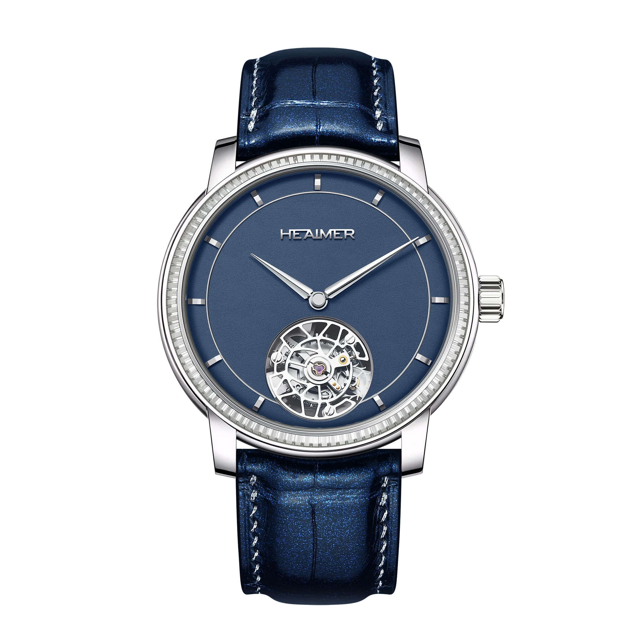 HEAIMER Tourbillon Mechanical Watch Limited Edition Hand-polished Bezel and Diamond-set Business Watch
HEAIMER Tourbillon Mechanical Watch Limited Edition Hand-polished Bezel and Diamond-set Business Watch